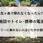 友ヶ島 帰れなくなったら