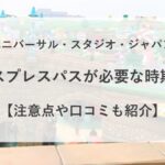 USJ エクスプレスパス 必要か 平日